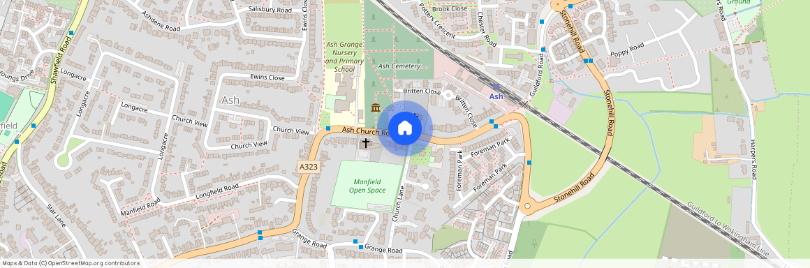 Ash Church Road, Ash, Aldershot, Surrey, GU12