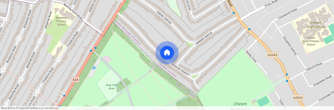 Wickham Avenue, Cheam, Sutton