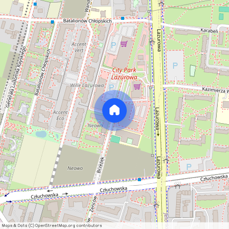 ul. Adama Branickiego, Chrzanów, Bemowo, Warszawa, mazowieckie