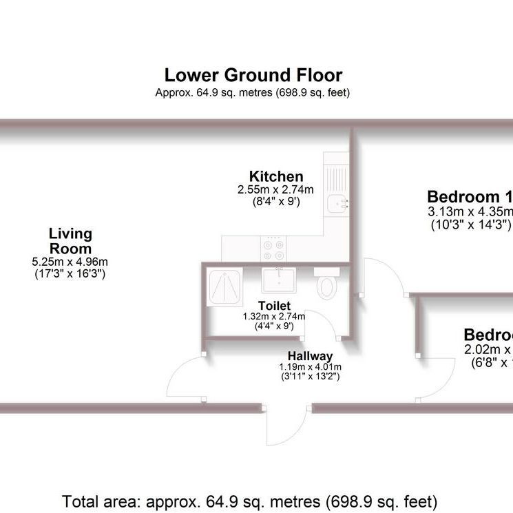 2 bedroom flat to rent - Photo 1
