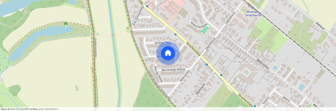 ul. Jerzego Badury, Strachocin, Psie Pole, Wrocław, dolnośląskie