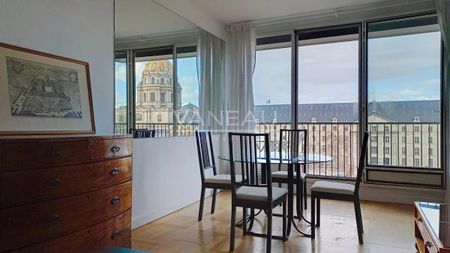 Paris XVII - STUDIO MEUBLE AVEC BALCON - TOUR MAUBOURG - Photo 4