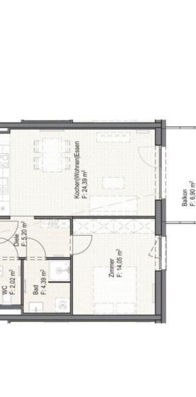 *50 m² moderne Wohnung in Reininghaus mit Balkon & Einbauküche – ab 1.2.26 verfügbar - Foto 2
