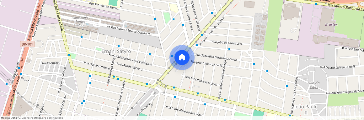 Rua José Tomaz de Maria (Lot J Paulo II), João Paulo II, João Pessoa, PB, 58076669