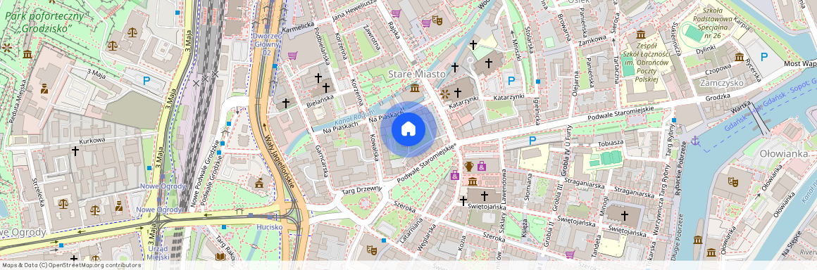 ul. Młyńska, Śródmieście, Gdańsk, pomorskie