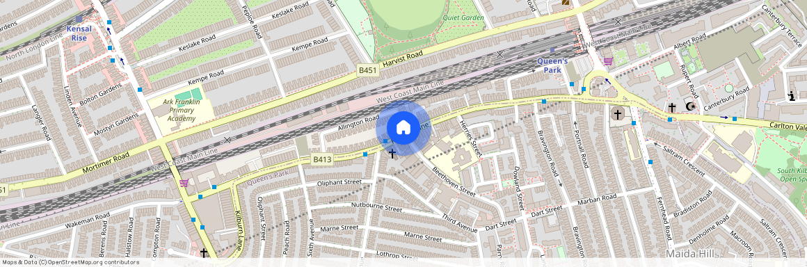 Beethoven street, West Kilburn, London, W10