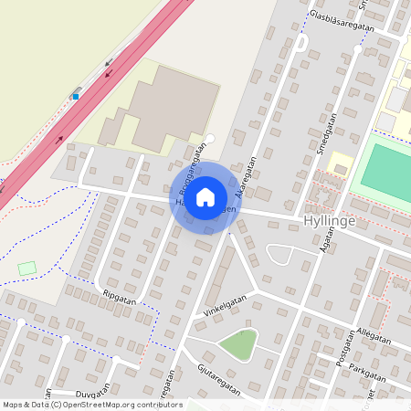 Hasslarpsvägen, Hyllinge