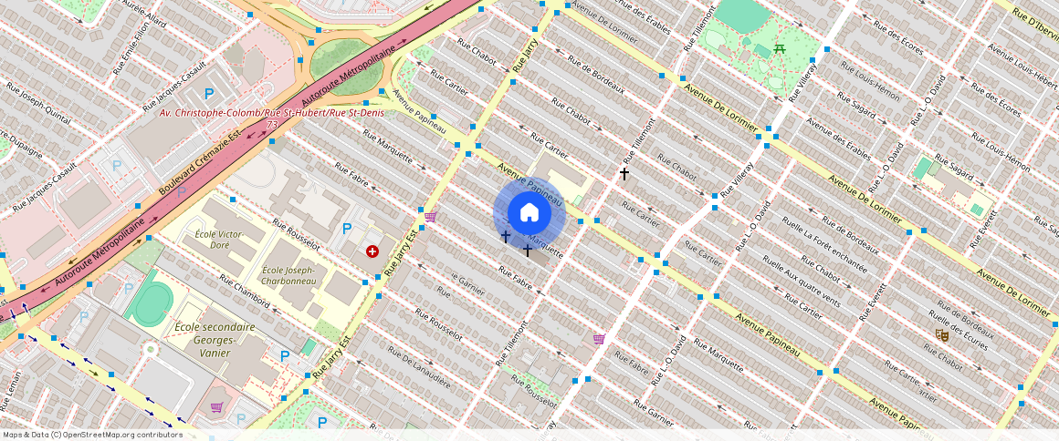 ** Rue Marquette, Villeray-Saint-Michel-Parc-Extension, Villeray-Saint-Michel-Parc-Extension, Ile de Montréal, H2E 2K2