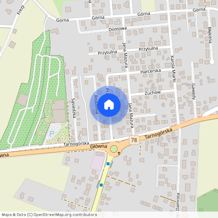 ul. Przyjaciół, Świerklaniec, Świerklaniec, tarnogórski, śląskie