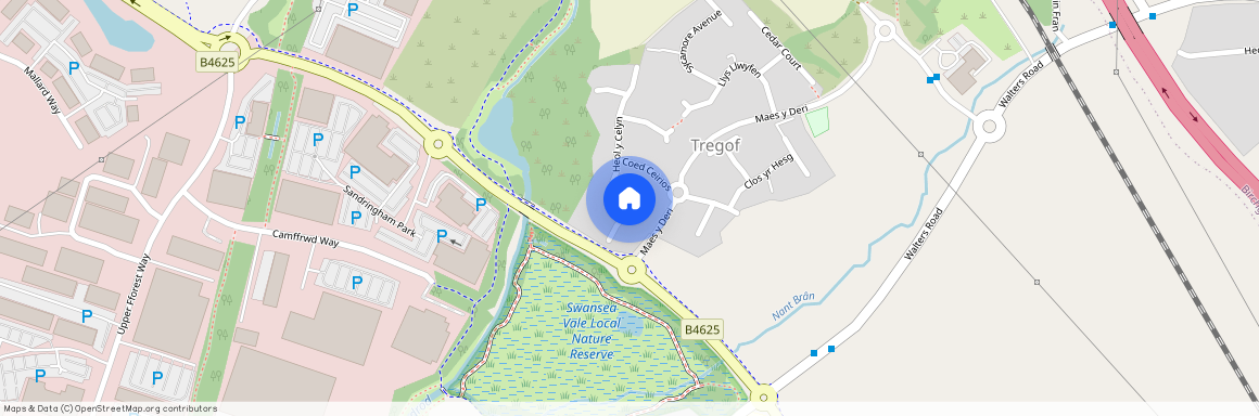 Cwrt Y Fedwen, Tregof Village