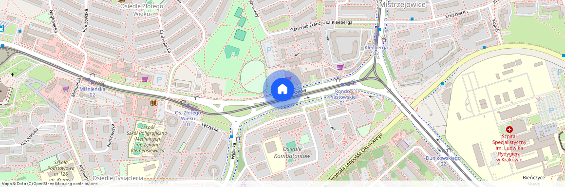 ul. Teodora Parnickiego, Mistrzejowice, Mistrzejowice, Kraków, małopolskie