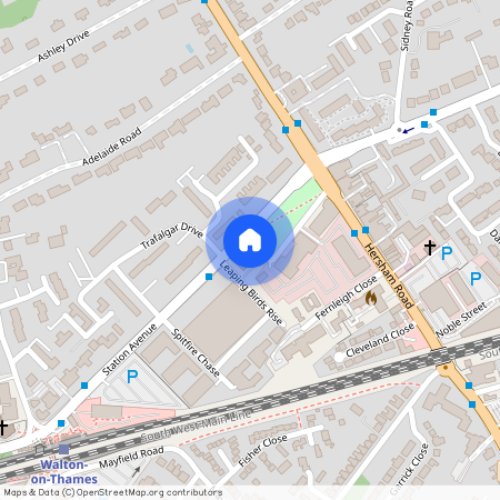 at Walton Court, Station Avenue, Station Avenue KT12