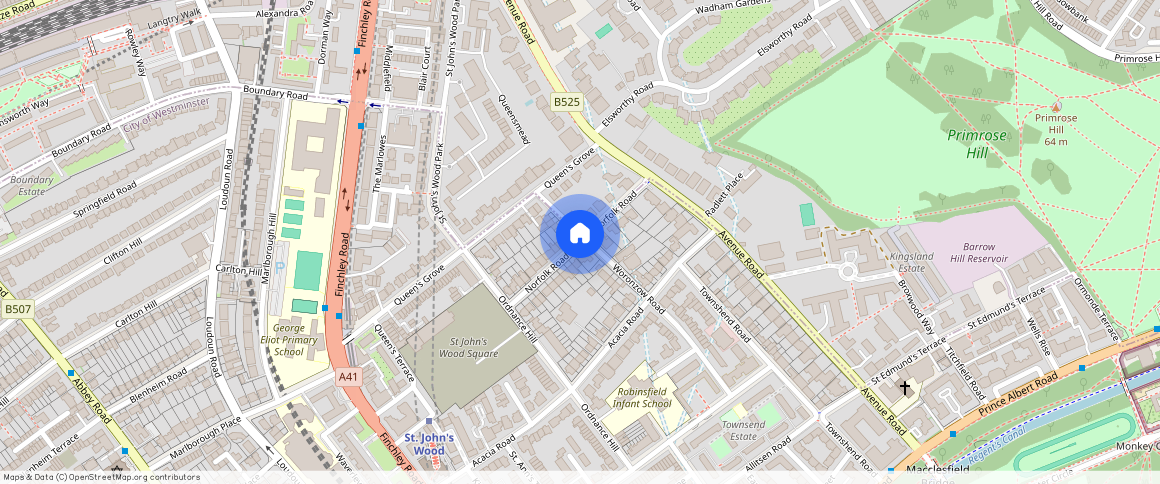 Norfolk Road, St John's Wood, NW8, London