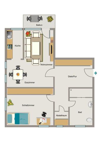 Bei VIVAWEST die Sonnenstrahlen auf dem eigenen Balkon genießen. - Photo 4