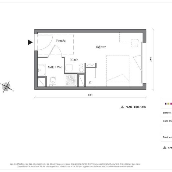 Location Appartement 1 pièce 19m² AUZEVILLE TOLOSANE 31320 - Photo 1