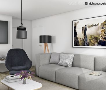 geräumige 2-Raum Wohnung mit viel Grün! - Foto 1