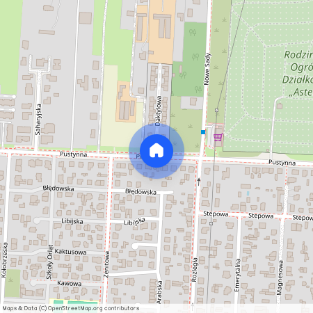 ul. Pustynna, Rokicie, Górna, Łódź, łódzkie