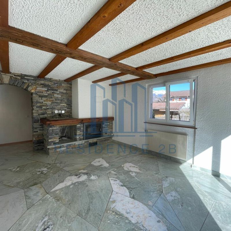 In Grône, Ground floor 3.5 room apartment for rent - Foto 1