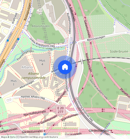 Albanovägen 5, Norra Djurgården