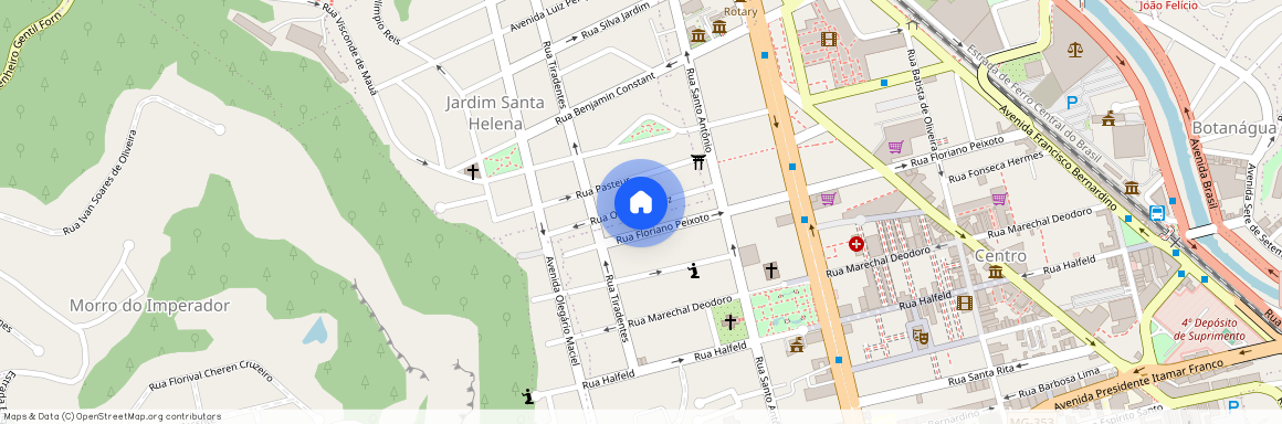 Rua Osvaldo Cruz, 166 - Rua de Pedra - Centro, Juiz de Fora, Minas Gerais, 36015430