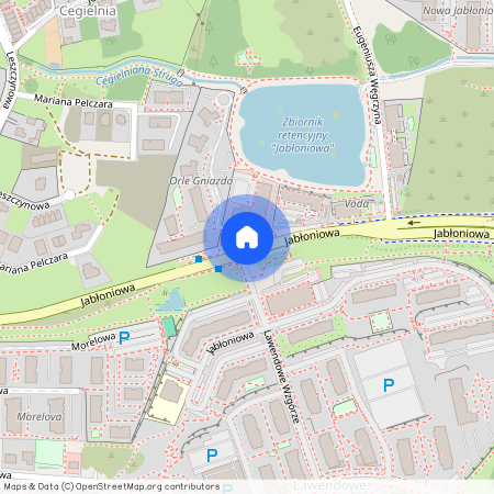 ul. Jabłoniowa, Jasień, Gdańsk, pomorskie