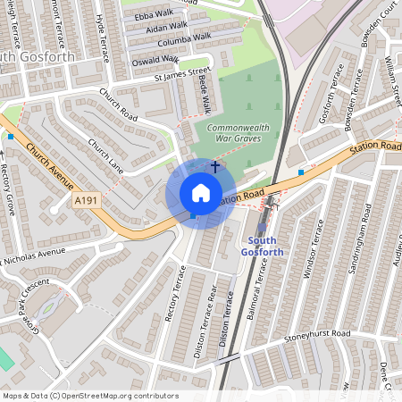 Church Road, South Gosforth, Newcastle Upon Tyne