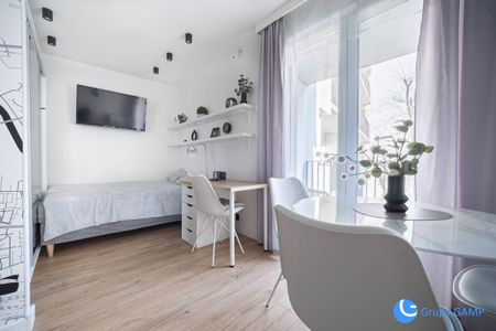 Nowoczesne studio, blisko centrum! 30m+ balkon - Photo 5