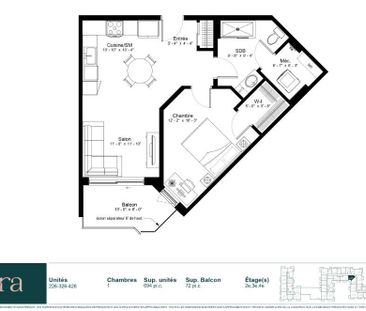 Aera St-Hilaire - Condo 3 1/2 disponible 1er juin 2026 à loyer - ap... - Photo 2