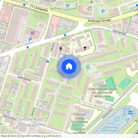 ul. Olsztyńska, Osiedle Nad Potokiem, Radom, mazowieckie