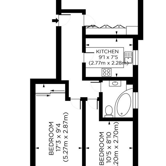 2 bedroom flat to rent - Photo 1