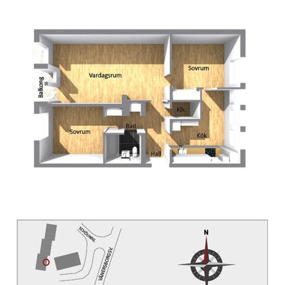 Schölinsgatan 3 A - Foto 2