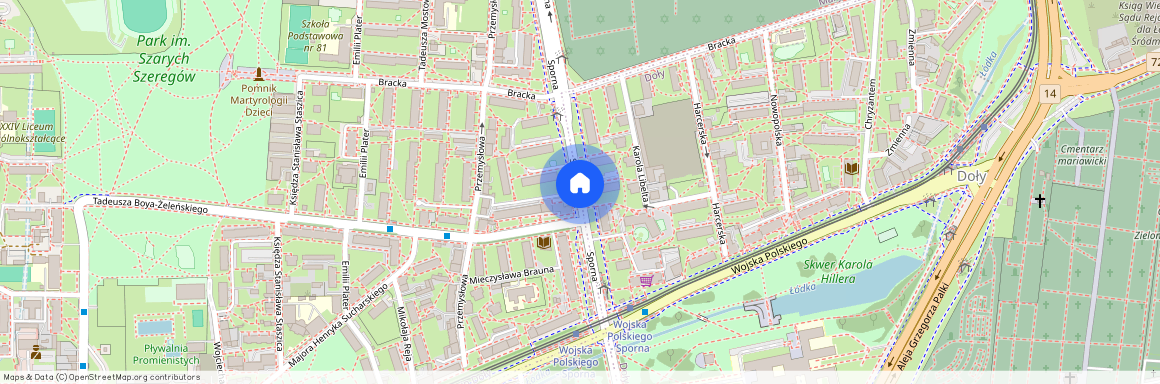 ul. Sporna, Marysin Doły, Bałuty, Łódź, łódzkie