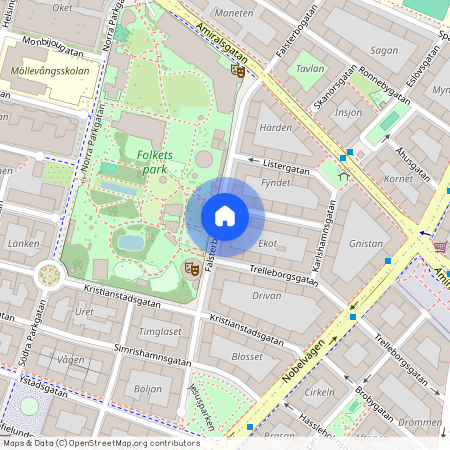 Möllevången, Malmö, Skåne, Falsterbogatan 22