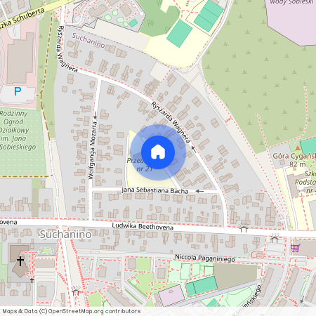 ul. Jana Sebastiana Bacha, Suchanino, Gdańsk, pomorskie