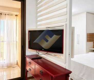 Apartamento mobiliado no Life Resort, SHTN | 31,22 m² | 1 quarto | Varanda - Foto 5