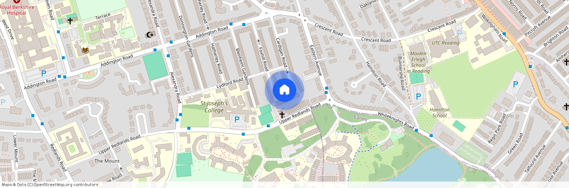 Cardigan Gardens, Reading, RG1