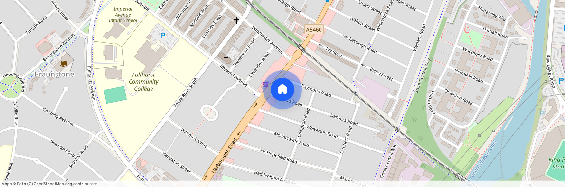 2 Bed – Terraced House – Danvers Road, Leicester, LE3 2AE. £995 PCM