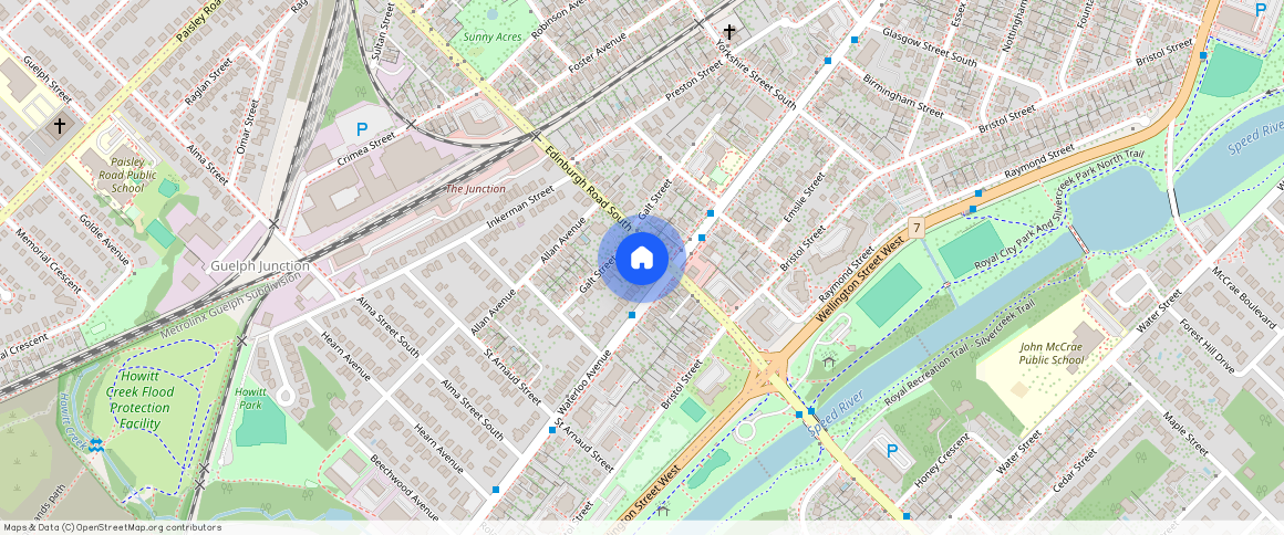 ** Waterloo Avenue, Guelph, ON, Canada