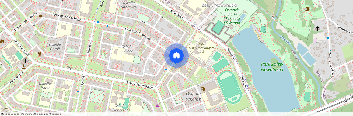 ul. Stanisława Wojciechowskiego, Nowa Huta, Nowa Huta, Kraków, małopolskie