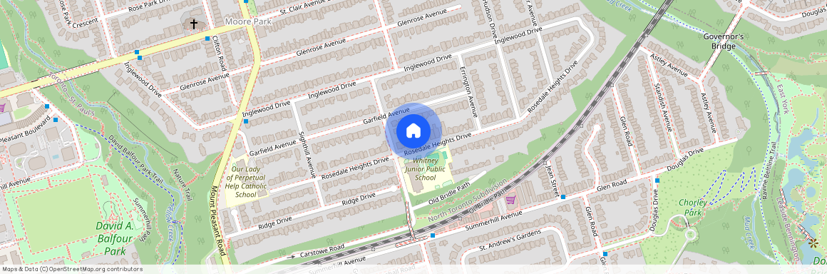 108 Rosedale Heights Drive Unit# Upper, Toronto