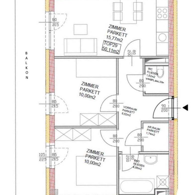 Gepflegte 2-Zimmer-Wohnung mit Balkon – Nähe Mur-Promenade und Zentrum - Photo 2