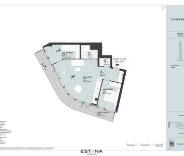 Familienwohnung mit Loggia und Blick zur Donau - Nähe Strandbad Alt... - Photo 1