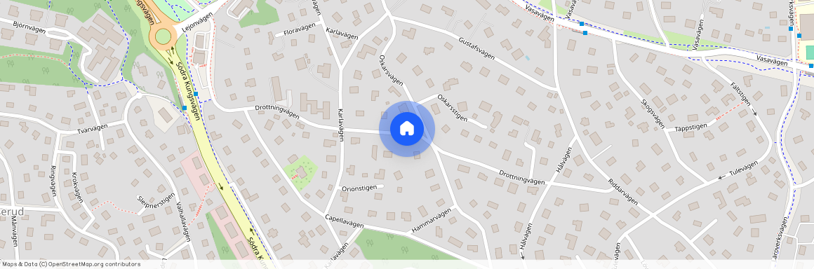 Drottningvägen, Lidingö