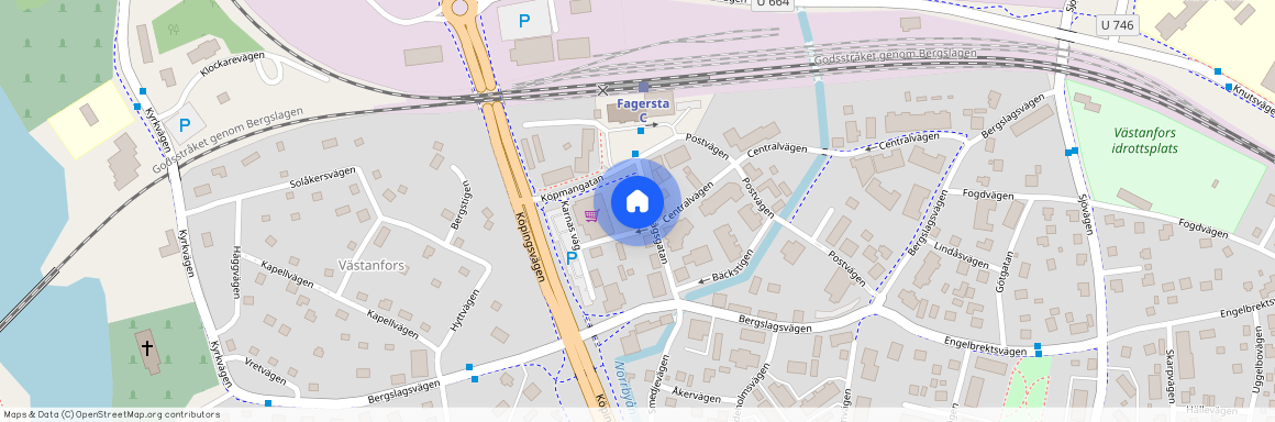 Järnvägsgatan, Fagersta