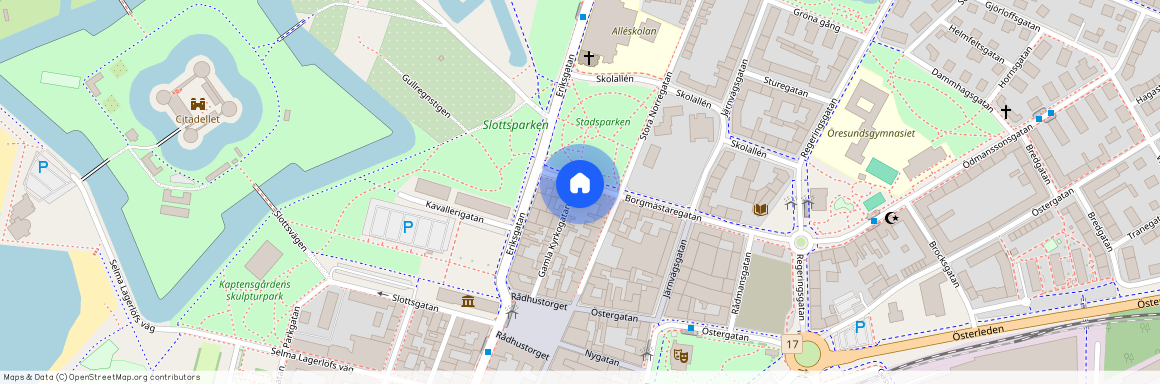 Landskrona, Skåne, Borgmästargatan 4