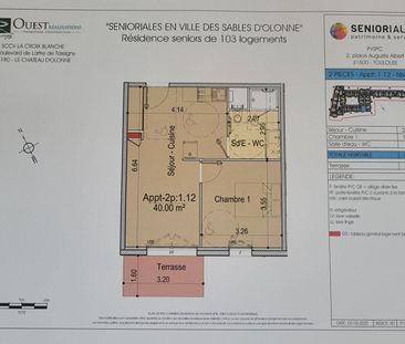 Location appartement 2 pièces, 40.00m², Château-d'Olonne - Photo 5