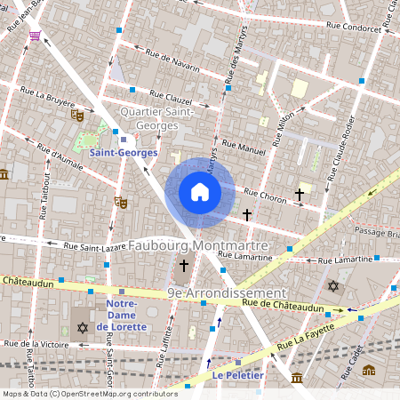 Appartement à louer rue des Martyrs, Paris 9ème