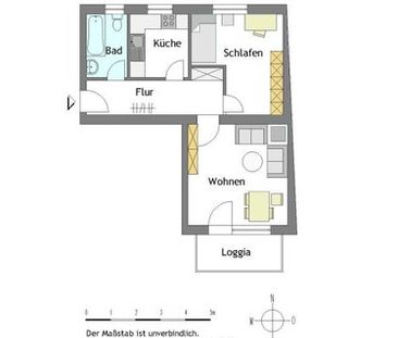 2-Zimmer-Wohnung in Mülheim-Stadtmitte - Photo 2