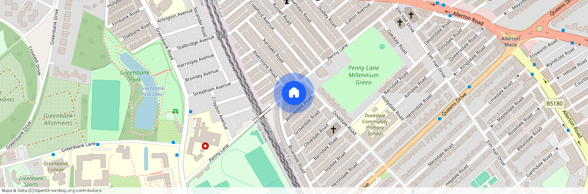 Penny Lane, Liverpool, Merseyside, L18