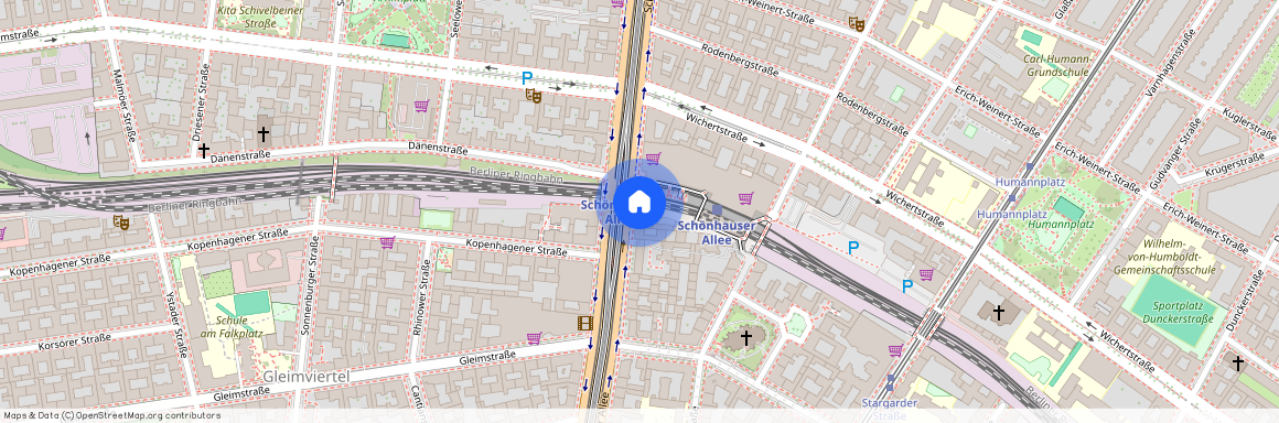 Schönhauser Allee, Schönhauser Allee 75, 10439 Berlin, Germany